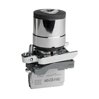 КЭАЗ Переключатель OptiSignal D22 C4-SK-21 с ключем 2 положения металл 1НО XB4BG21