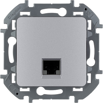 Legrand INSPIRIA Алюминий Информационная розетка RJ 45 - категория 6 - UTP 673832