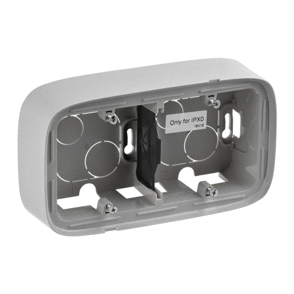 Legrand Valena ALLURE Алюм Коробка для накладного монтажа 2-ая 755572