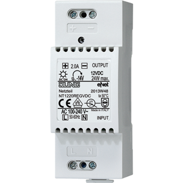 JUNG Блок питания на рейку 12В NT1220REGVDC
