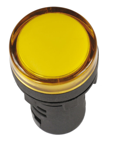 IEK Лампа AD16DS(LED)матрица d16мм желтый 12В AC/DC BLS10-ADDS-012-K05-16