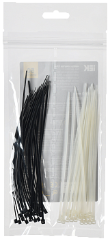 IEK Набор хомутов 2,5х150 (25б. 25ч) (50шт/упак)