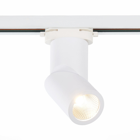 ST LUCE  ST650.546.10 Св-к трек. Белый LED 1*10W 4000K 800Lm Ra>90 38о IP44 D60xH190 165-265V