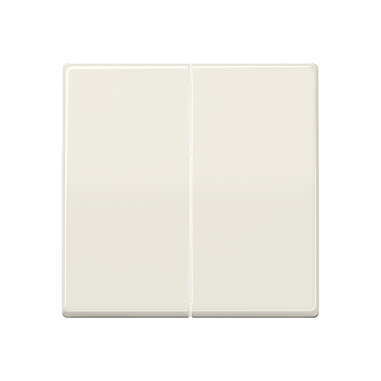 JUNG AS 500 Бежевая Накладка светорегулятора 2-х канального нажимного антибактериальная ABAS1565.07