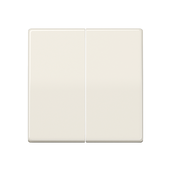 JUNG AS 500 Бежевая Накладка светорегулятора 2-х канального нажимного антибактериальная ABAS1565.07