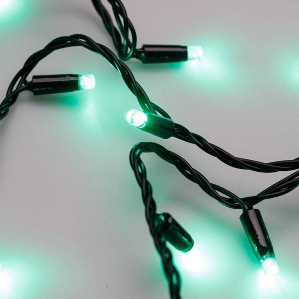 Купить Arlight Светодиодная гирлянда ARD-STRING-CLASSIC-10000-BLACK-100LED-STD GREEN (230V, 7W) (Ardecoled, IP65) 025800