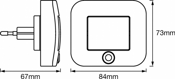 Купить Ledvance Ночник-мобильный помощник LUNETTA HALL с сенсором, Белый Вт Лм, К 4058075266780