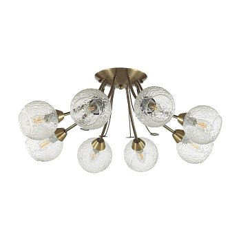 Lumion 5266/8C COMFI LN23 античная латунь Люстра потолочная E14 8*40W 220V TULA