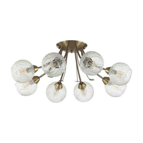 Lumion 5266/8C COMFI LN23 античная латунь Люстра потолочная E14 8*40W 220V TULA