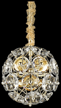 Wertmark WE110.06.303 Люстра подвесная Белое золото/Прозрачный E14 6*40W