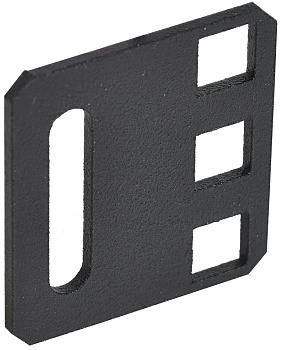 IEK ITK Переходник с 21" на 19" 1U черный AD05-01U-R