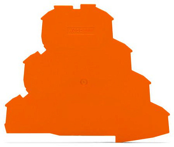 Wago Торцевая и промежуточная пластина 1 мм / 0.039 в толщину, серые 2002-4191