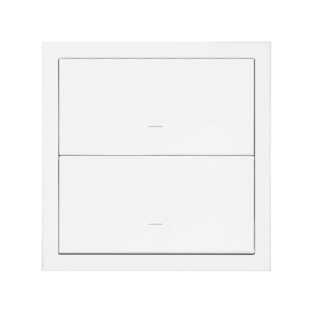 Simon 100 Белый матовый Кит 1 пост, фронт. 1 рамка + 2 клавиши выключателей 10020103-230