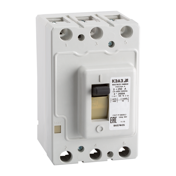 Купить КЭАЗ Выключатель автоматический ВА57Ф35-340010-250А-2500-400AC-УХЛ3