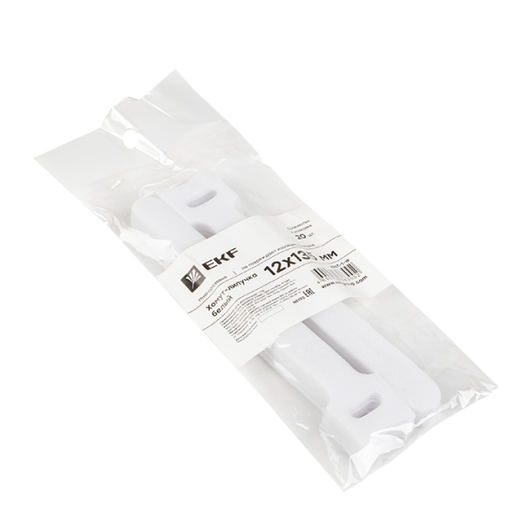 Купить EKF PROxima Хомут-липучка 12х135 мм белый (20 шт)