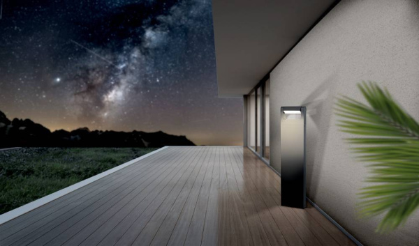 Купить Eglo 98708 Уличный светодиодный фонарь BRIANZA, 4,8W(LED), 450lm, L200, В45, H800, 450lm, литой алюминий, черный