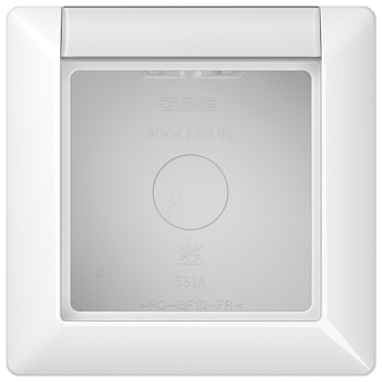 JUNG Коробка для накладного монтажа 1-кратная белая AS581ANAWW