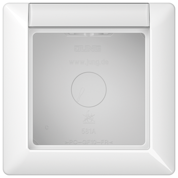 JUNG Коробка для накладного монтажа 1-кратная белая AS581ANAWW
