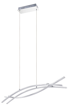 Eglo 96331 Светодиодный подвес NEVADO, 27W (LED), 3000lm, L900, B80, H1100, алюминий, хром/пластик, белый