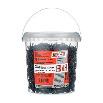 Tech-Krep Саморез ШСГМ 3,5х35 (1000 шт) - ведро 100092