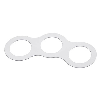 Novotech 357917 NT19 089 белый Рамка декоративная к артикулам 357585-357587, 357589, 357909-357910 METIS