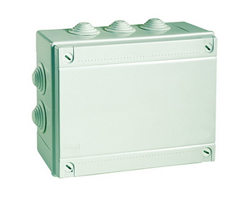 DKC Коробка ответвит. с 2 кабельными вводами д.40мм, IP55, 240х190х90мм