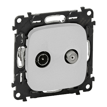 Legrand Valena ALLURE DIY Алюм Розетка TV-SAT 753958