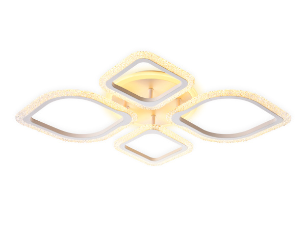 Купить Ambrella Потолочный светодиодный светильник с пультом FA5147 WH белый 77W 680*630*90 (ПДУ РАДИО 2.4)