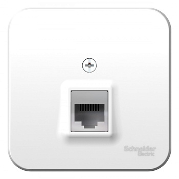 Systeme Electric Blanca наруж Бел Розетка ТЛФ RJ11 изолир. пластина