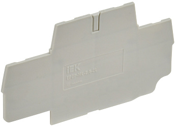 IEK Заглушка для CP-ML 2 ур. 2,5мм2 серая