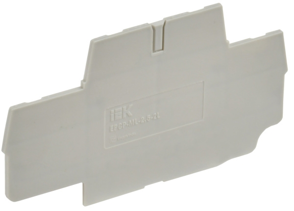 IEK Заглушка для CP-ML 2 ур. 2,5мм2 серая