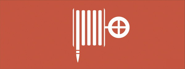 ЭРА INFO-SSA-105 Самоклеящаяся этикетка 350х130мм "Пожарный гидрант" SSA-101