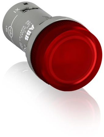 ABB CL2-523R Лампа красная со встроенным светодиодом 230В AC 1SFA619403R5231