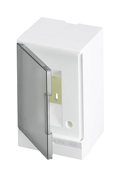 ABB Basic E Бокс настенный 2М серая прозрачная дверь (без клемм) 1SZR004002A2200