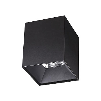 Novotech 357959 NT19 084 черный Накладной светильник IP20 LED 4000К 10W 200-260V RECTE