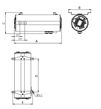Блок аварийного питания CONVERSION KIT POWER LED 200W Exd GNM