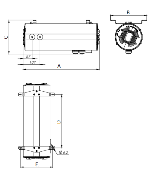 Блок аварийного питания CONVERSION KIT POWER LED 200W Exd GNM