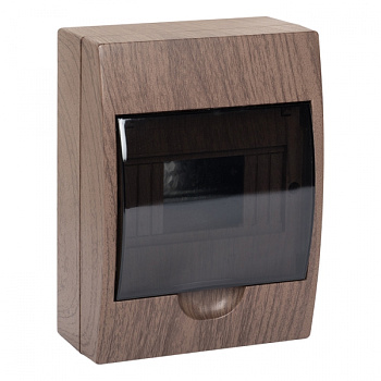 EKF PROxima Щит распределительный навесной ЩРН-П- 6 темное дерево IP41