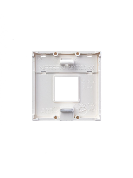 Купить ABB NIE Zenit Бел Накладка 1-я телеф/комп розетки (для суп.2017.2,2017.3,2018,2018.5,2018.6,2018.8) 2CLA221810N1101