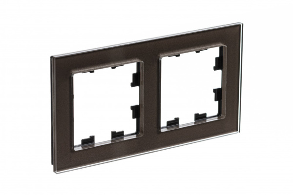 Купить Systeme Electric AtlasDesign Nature Стекло мокко Рамка 2-ая