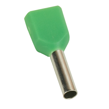 КЭАЗ Наконечник штыревой втулочный под два провода НШвИ2 OptiKit T-Shv2-PVC- 1,0-8(100шт)