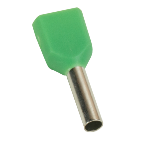 КЭАЗ Наконечник штыревой втулочный под два провода НШвИ2 OptiKit T-Shv2-PVC- 1,0-8(100шт)