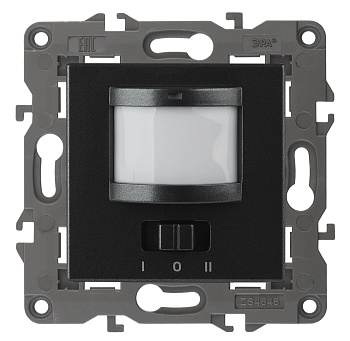 ЭРА 14-4103-05 Elegance Антрацит Датчик движения 2-проводной, 180-240В, 200Вт