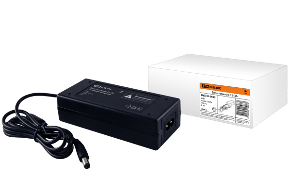 Купить TDM Блок питания 12Вт-12В-IP20  для светодиодных лент и модулей, адаптер, пластик SQ0331-0052