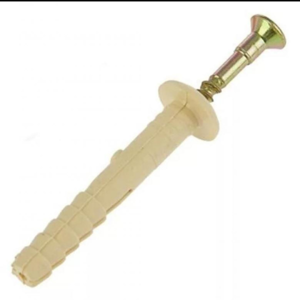 Купить Tech-Krep Дюбель-гвоздь 6L40 гриб.манжета (нейлон) (150 шт) - ведро 101331