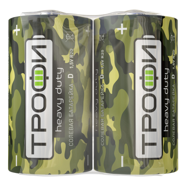 ЭРА Элемент питания  Трофи R20-2S Классика Б0023146