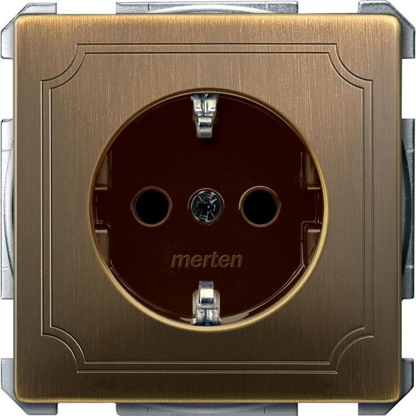 Купить SE Merten SD Античная латунь Розетка 16А с з/к с/шт MTN2400-4143