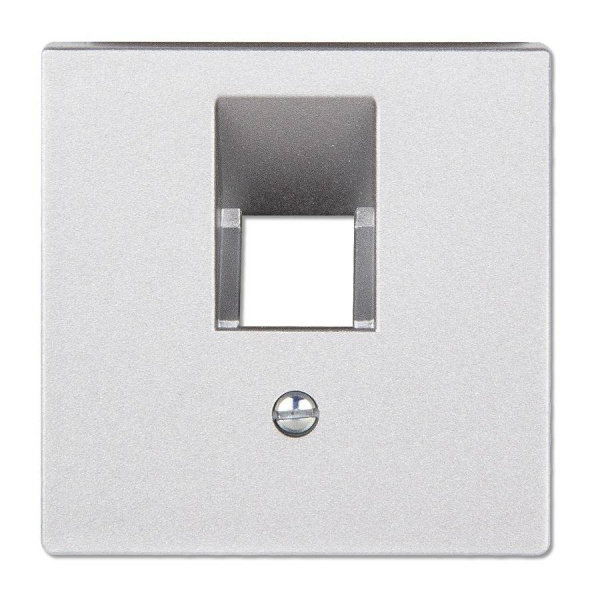 JUNG EcoProfi Алюминий Накладка 1-ой ТЛФ/комп розетки EP569-1BFPLUAAL