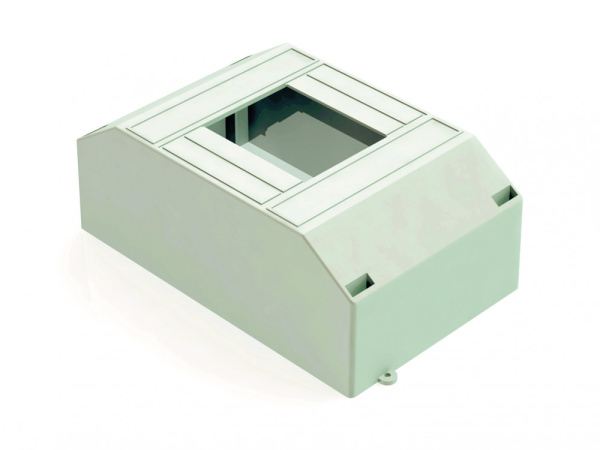 Dekraft Корпус пластиковый навесной 2-4 мод. IP30 БЕЛЫЙ ЩРН-П-2/4