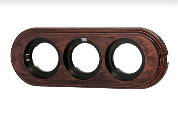 BIRONI Лизетта Пластик Медный век Рамка 3-ая BF1-630-16/PL